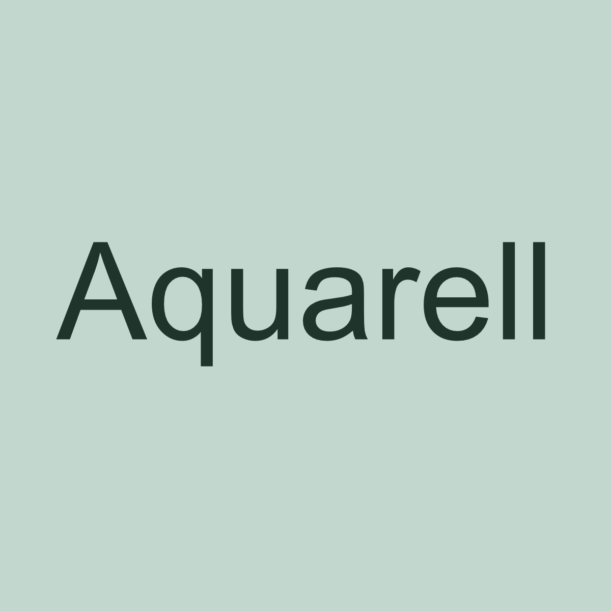 Aquarelle 2009 – 2013